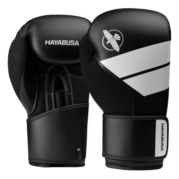 Hayabusa S4 gants de boxe – noir/blanc