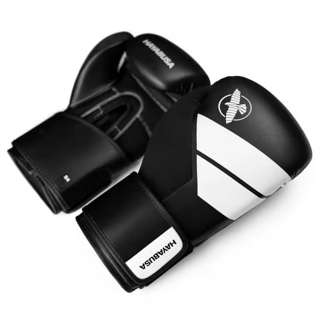 Hayabusa S4 Bokshandschoenen – Zwart/Wit – Boksen & Kickboksen