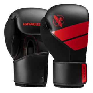 Hayabusa S4 Bokshandschoenen – Zwart/Rood