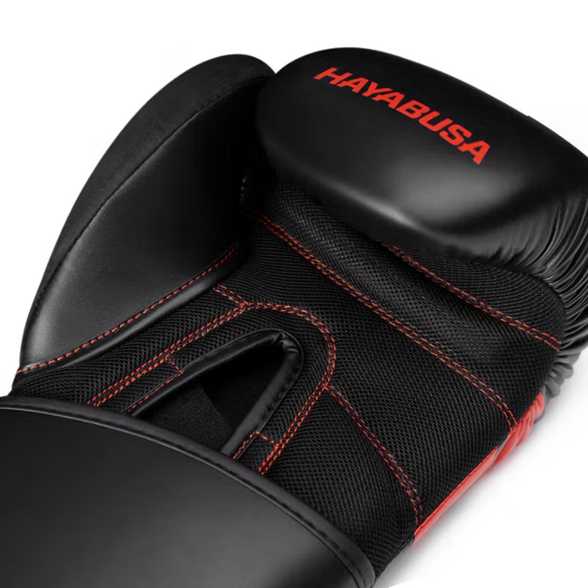 Hayabusa S4 Bokshandschoenen – Zwart/Rood – Boksen & Kickboksen