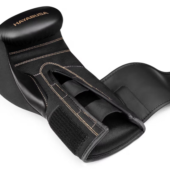 Hayabusa S4 Bokshandschoenen – Zwart/Goud – Boksen & Kickboksen