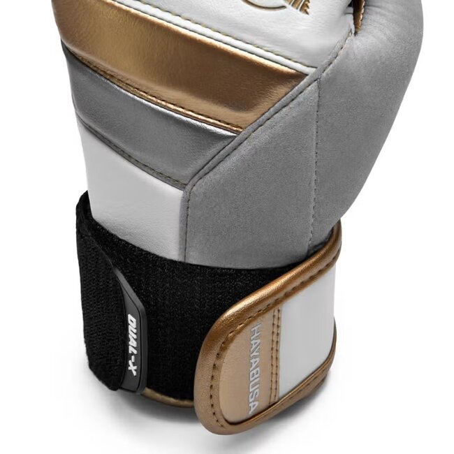 Hayabusa T3 Kids Bokshandschoenen – Wit/Goud