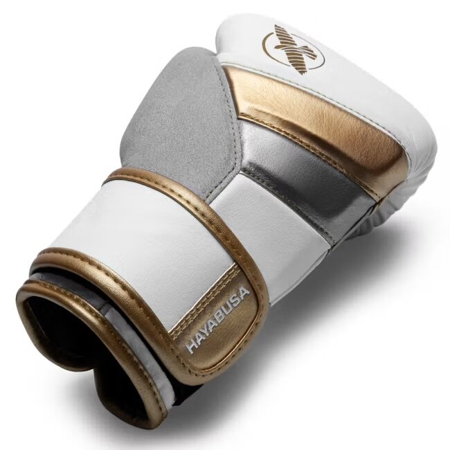 Hayabusa T3 Kids Bokshandschoenen – Wit/Goud