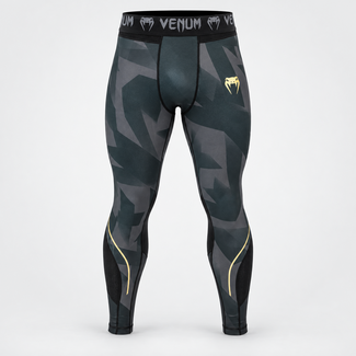 Venum COMPRESSIE BROEK - Razor- ZWART/GOUD