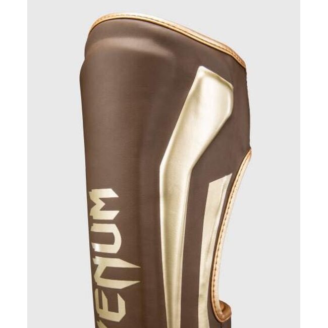 Venum Elite Scheenbeschermers – Donkerbruin