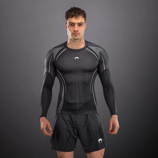 Venum Venum Stealth Long Sleeve Rashguard - Black/White
