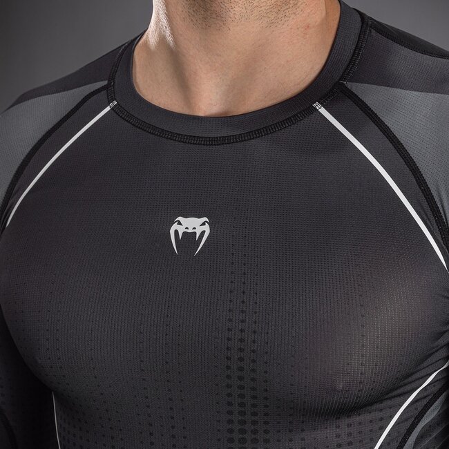 Venum Venum Stealth Long Sleeve Rashguard - Black/White