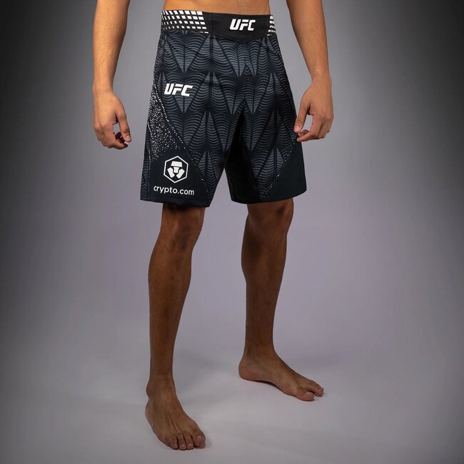 Venum Men's UFC Zenith by Venum Black Authentic Fight Night Long Fit Fight Short