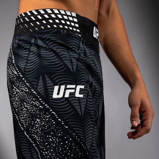 Venum Men's UFC Zenith by Venum Black Authentic Fight Night Long Fit Fight Short