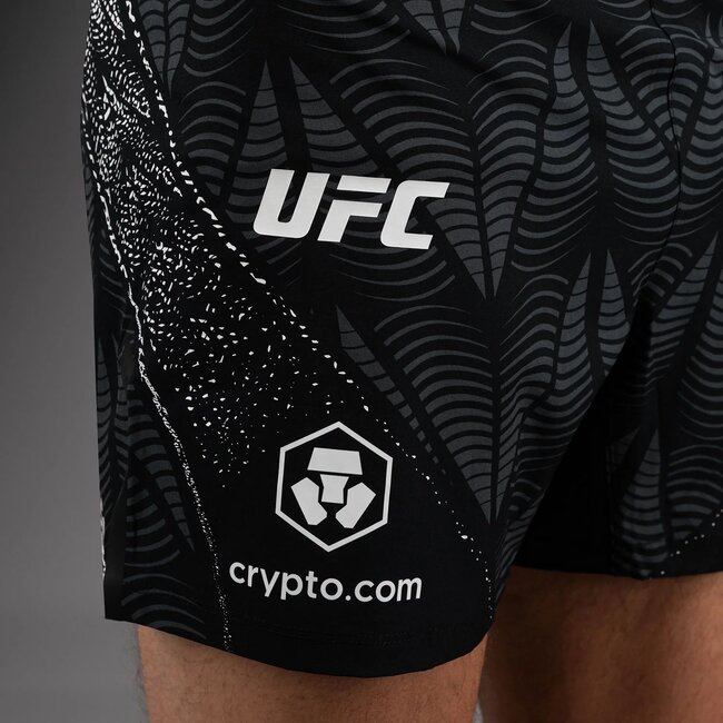 Venum Men's UFC Zenith by Venum Black Authentic Fight Night Short Fit Fight Short