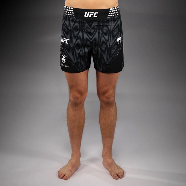 Venum Men's UFC Zenith by Venum Black Authentic Fight Night Short Fit Fight Short