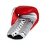 Booster Fightgear Rapid Strike LU 3 Bokshandschoenen met Veters – Rood/Zilver