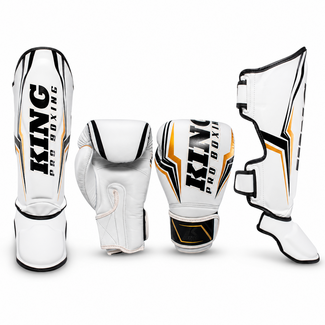 King Pro Boxing Thor Fightset – Wit/Goud/Zwart