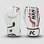 King Pro Boxing Spartan Fightset – Bokshandschoenen en Scheenbeschermers – Wit/Rood/Zwart