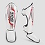 King Pro Boxing Spartan Fightset – Bokshandschoenen en Scheenbeschermers – Wit/Rood/Zwart