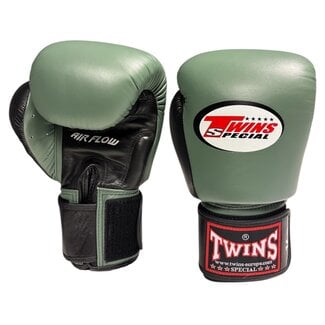 Twins Special BGVL 3 Air Bokshandschoenen – Zwart/Olijf
