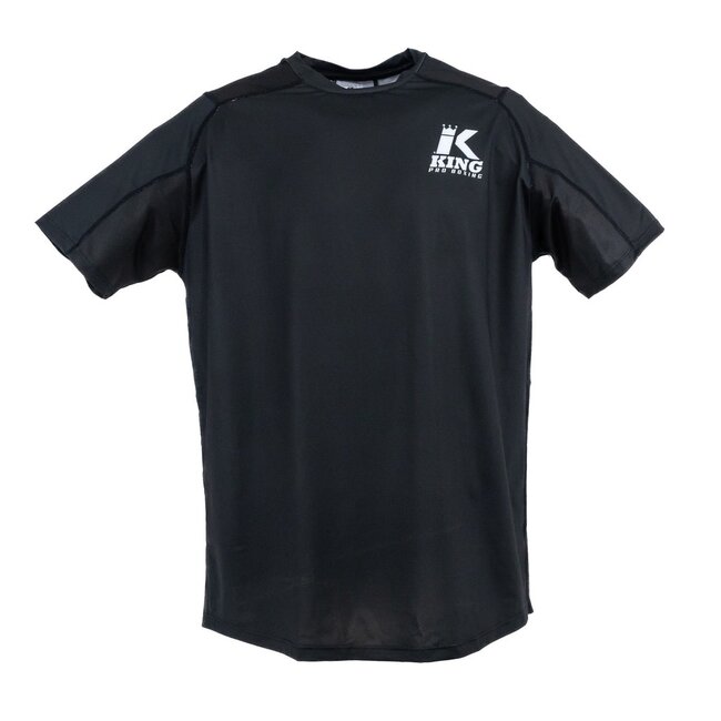 King Pro Boxing T-SHIRT - KPB Apex pro 1 Tee - ZWART