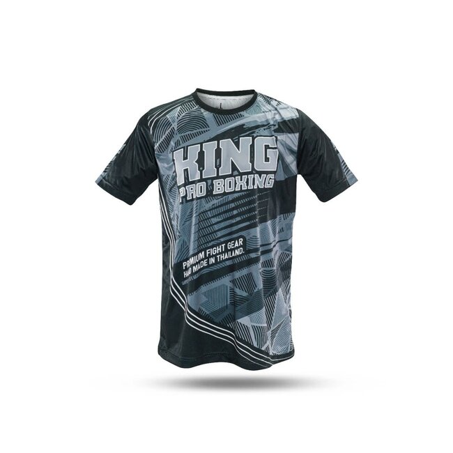 King Pro Boxing Flag Tee 1 Dry-fit T-shirt – Zwart