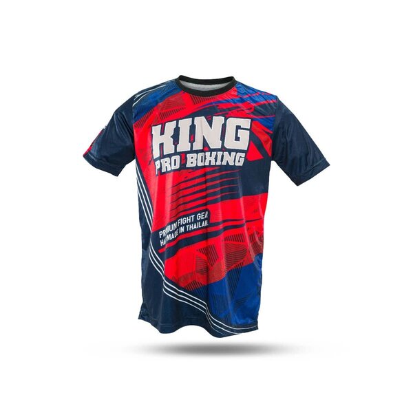 King Pro Boxing Flag Tee 2 Dry-fit T-shirt – bleu