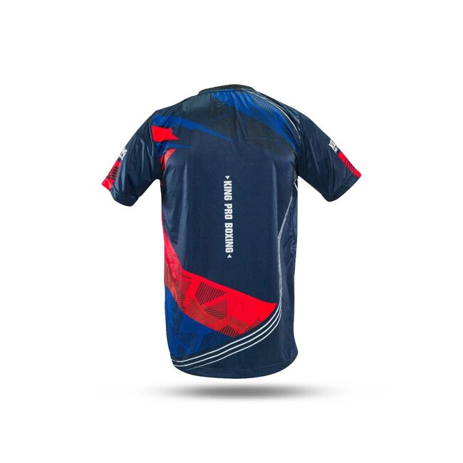 King Pro Boxing Flag Tee 2 Dry-fit T-shirt – Blauw