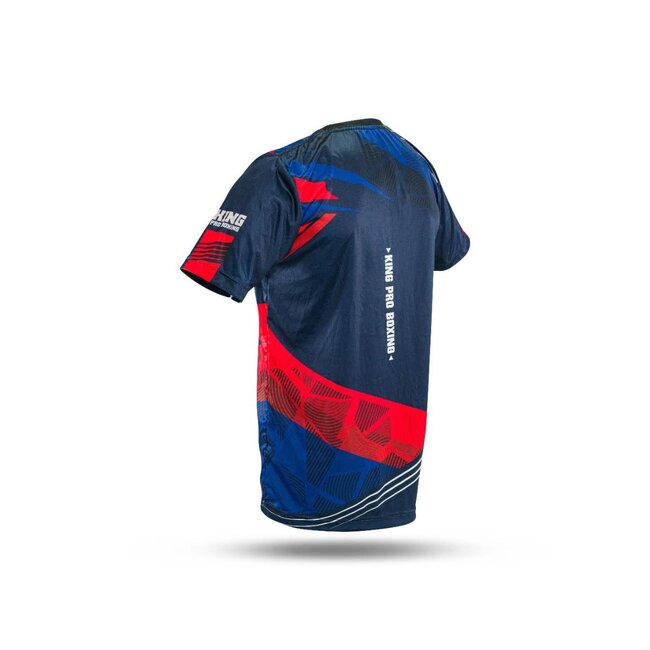 King Pro Boxing Flag Tee 2 Dry-fit T-shirt – Blauw
