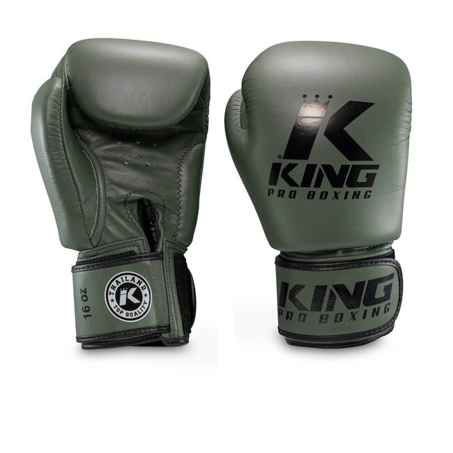 King Pro Boxing bokshandschoenen - KPB/BGVL 3 MILITARY