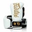 FAIRTEX x Booster FXB BG V2 Leren Bokshandschoenen – Wit/Zwart/Goud