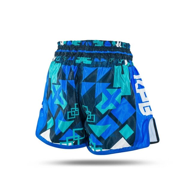 King Pro Boxing Abstract 1 Muay Thai Short – Blauw