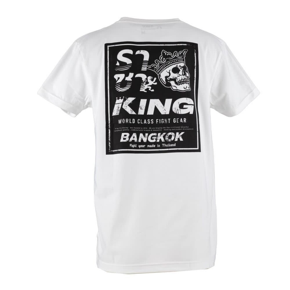 King Pro Boxing Skull 01 T-shirt – blanc