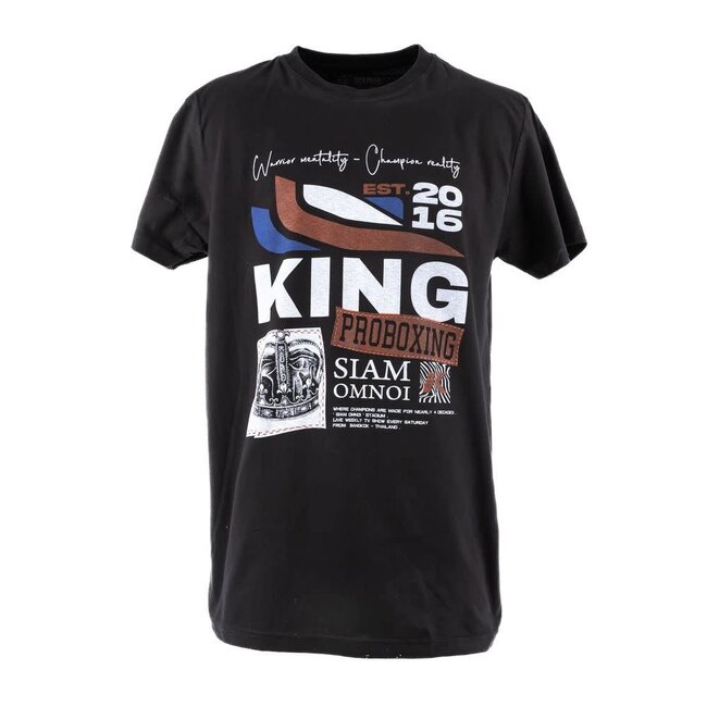 King Pro Boxing Omnoi T-shirt – Zwart