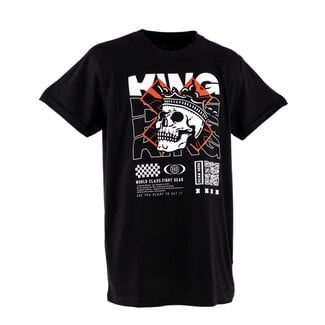 King Pro Boxing Skull 02 T-shirt – Zwart