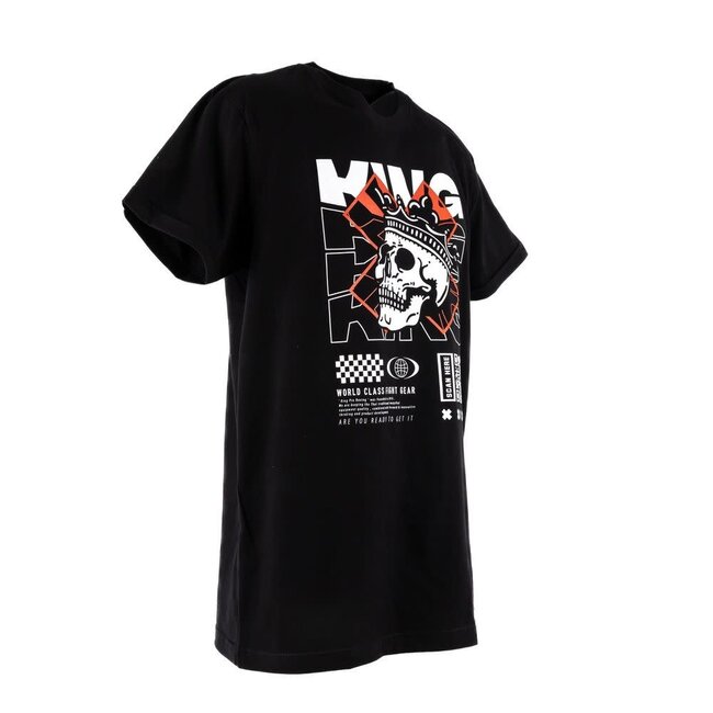 King Pro Boxing Skull 02 T-shirt – Zwart