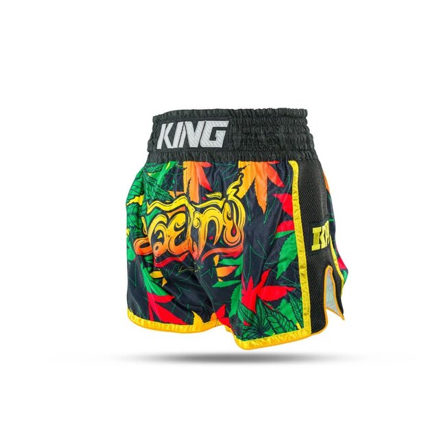 King Pro Boxing KPB Weed Muay Thai Short – Zwart