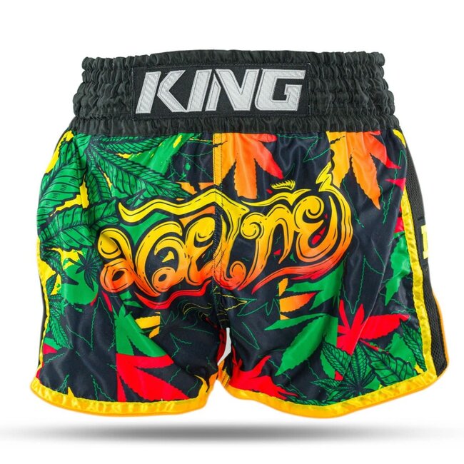 King Pro Boxing KPB Weed Muay Thai Short – Zwart