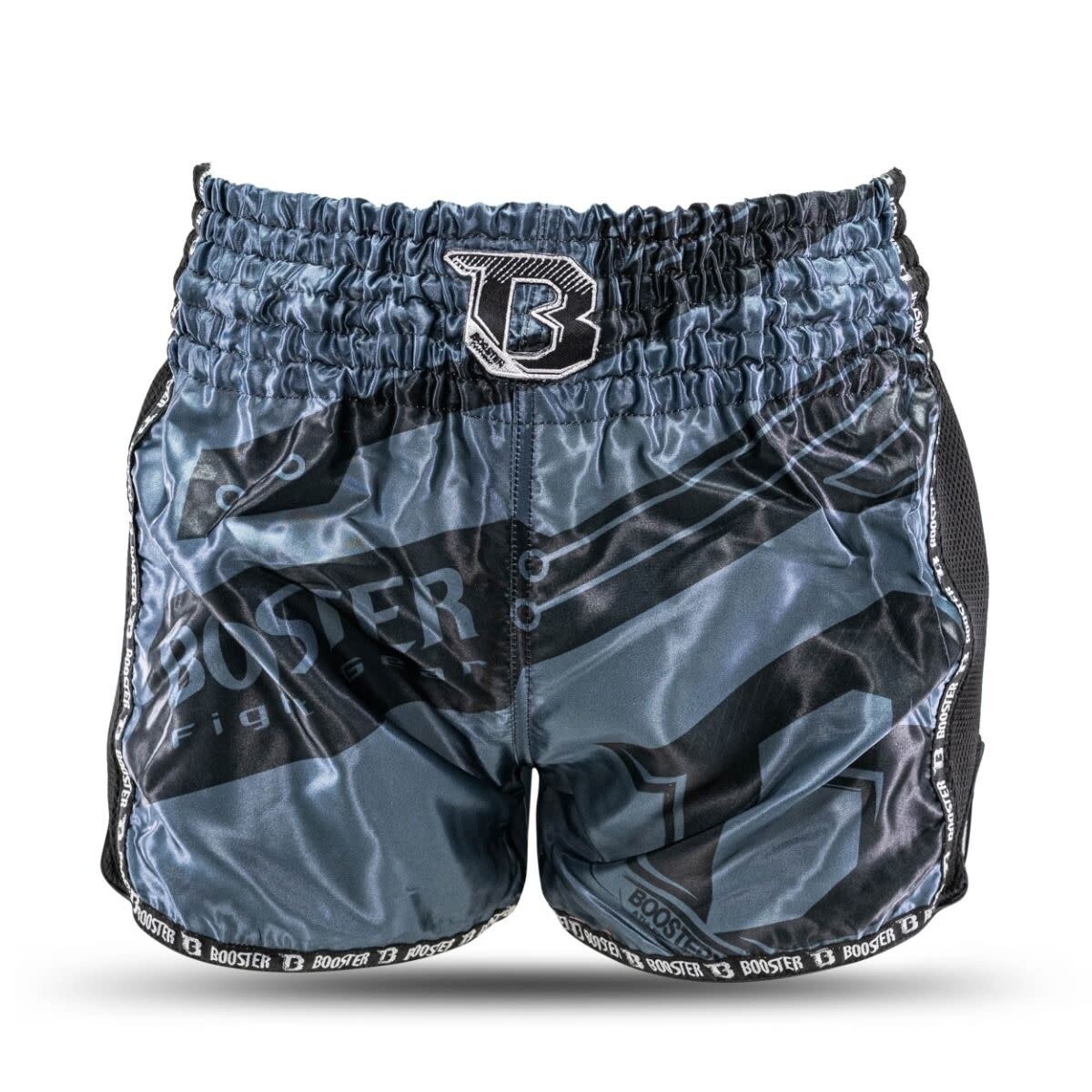 Booster Fightgear TBT Elite 1 junior short de kick-boxing – gris