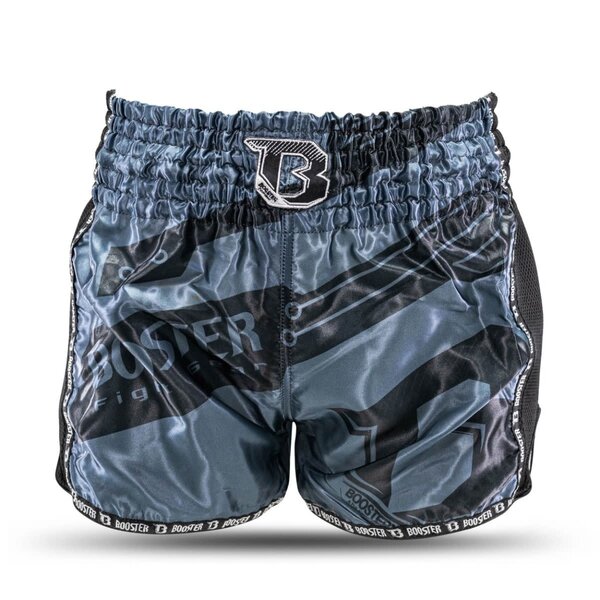 Booster Fightgear TBT Elite 1 junior short de kick-boxing – gris