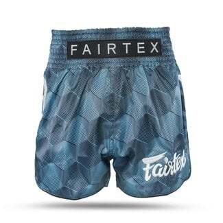 FAIRTEX FXB TBT Stealth 2 Muay Thai Short – Blauw/Grijs