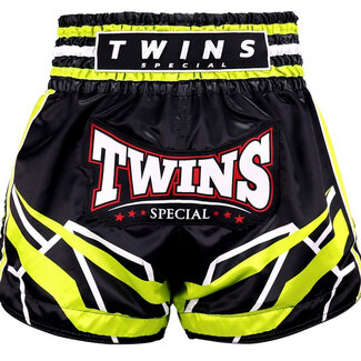 Twins Special Twins TTBL Racing Muay Thai Short – Zwart/Groen
