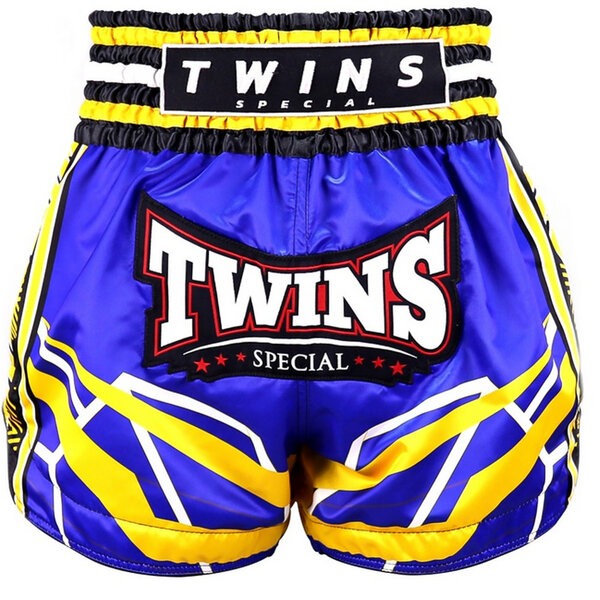 Twins Special TTBL Racing short de Muay Thaï – bleu/jaune