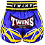 Twins Special Twins TTBL Racing Muay Thai Short – Blauw/Geel