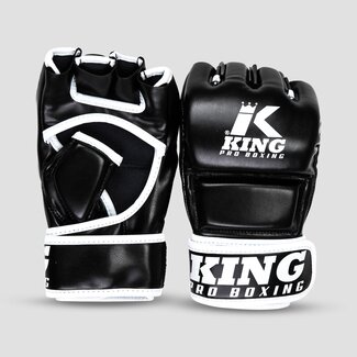 King Pro Boxing KPB Revo 1 MMA-handschoenen – Zwart/Wit