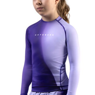 Hayabusa Apex Nova Rashguard Kids Lange Mouw – Cosmic Purple