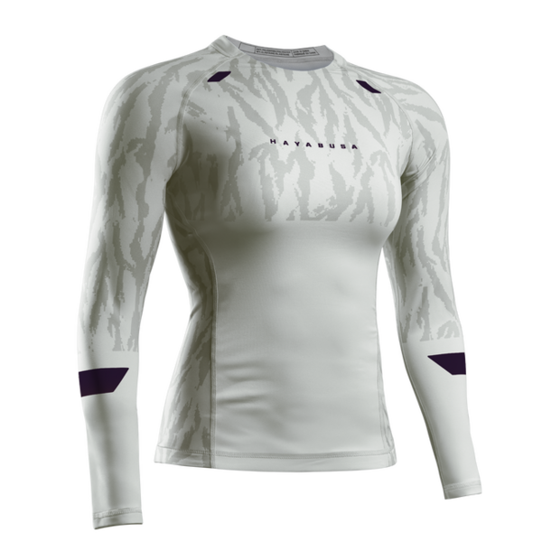 Hayabusa Apex Vantage Rashguard femme manches longues – Stone Beige