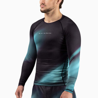 Hayabusa Apex Nova Rashguard Heren Lange Mouw – Aurora Teal
