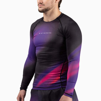 Hayabusa Apex Nova Rashguard Heren Lange Mouw – Ultraviolet Purple