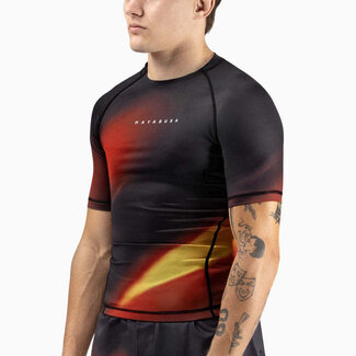 Hayabusa Apex Nova Rashguard Heren Korte Mouw – Sunburst Orange