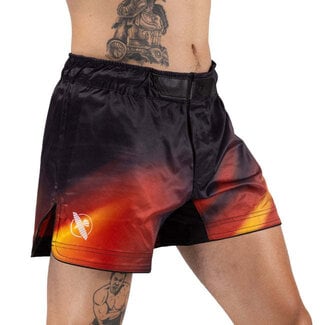 Hayabusa Apex Nova Fightshort Heren Mid-Thigh – Sunburst Orange