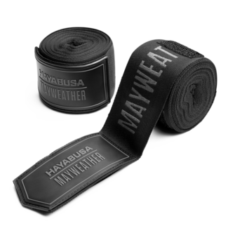 Hayabusa Mayweather Deluxe Bandages 180 inch – Zwart/Grijs