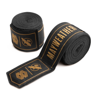 Hayabusa Mayweather Stretch Bandages 180 inch – Zwart/Goud