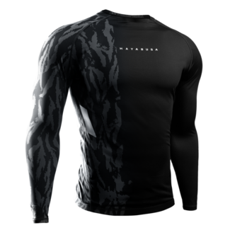 Hayabusa Apex Vantage Rashguard Heren Lange Mouw – Carbon Black